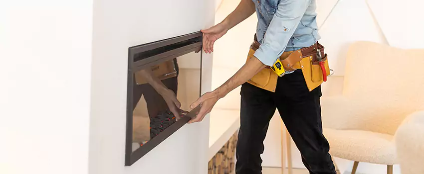 Metal Fireplace Installation in Ellensburg, Washington