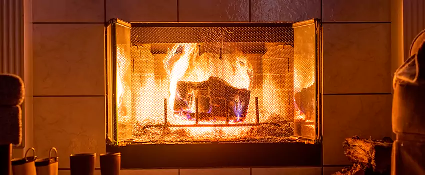 Mendota Hearth Landscape Fireplace Installation in Ellensburg, Washington